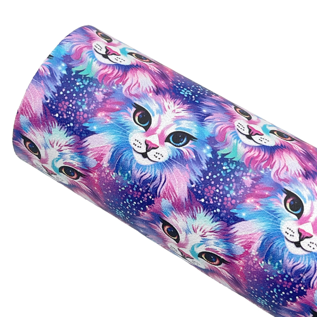 ELECTRIC KITTENS - Custom Printed Smooth Faux Leather