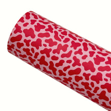 Load image into Gallery viewer, VALENTINE&#39;S CHEETAH - Custom Printed Smooth Faux Leather
