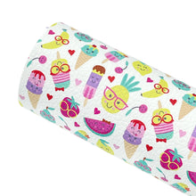 Load image into Gallery viewer, CUTE FRUIT - Custom Printed Faux Leather

