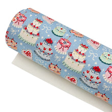 Load image into Gallery viewer, VINTAGE CAKES - Custom Printed Smooth Faux Leather
