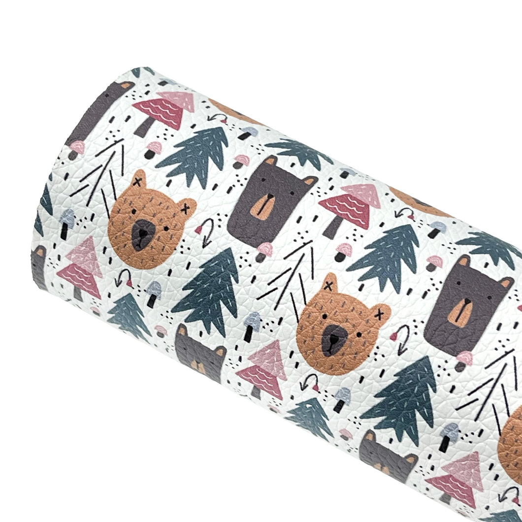 BEAR NECESSITIES - Custom Printed Faux Leather