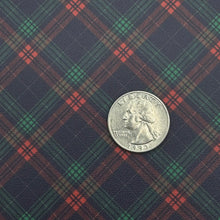 Load image into Gallery viewer, CHRISTMAS TARTAN - Custom Printed Smooth Faux Leather
