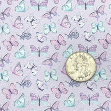 Load image into Gallery viewer, BEAUTIFUL BUTTERFLIES - Custom Printed Faux Leather
