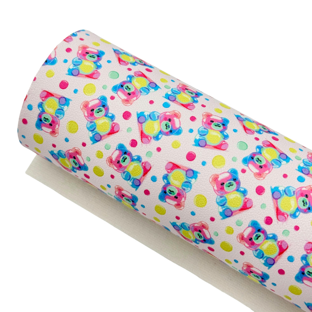 GUMMY BEARS - Custom Printed Smooth Faux Leather