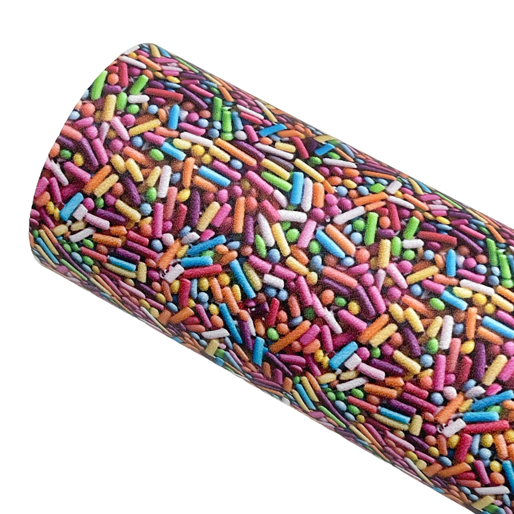 YUMMY SPRINKLES - Custom Printed Smooth Faux Leather