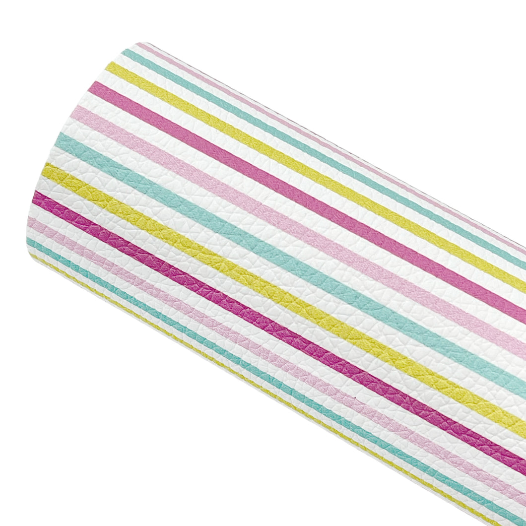 COOL STRIPES - Custom Printed Faux Leather