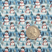 Load image into Gallery viewer, FROSTY THE SNOWMAN - Custom Printed Faux Leather
