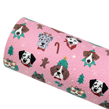 Load image into Gallery viewer, HAPPY HOWL-IDAYS - Custom Printed Faux Leather
