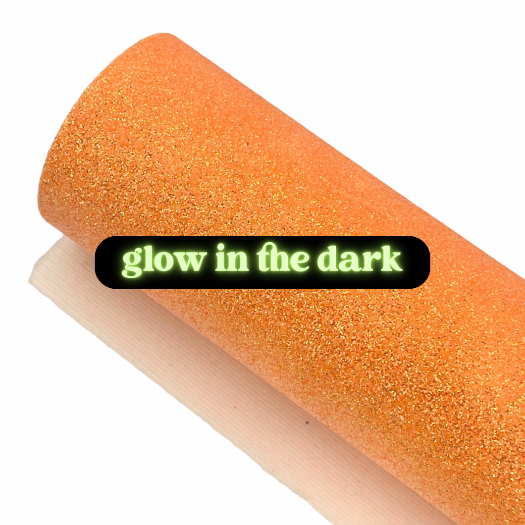 ORANGE - Glow in the Dark Fine Glitter