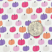 Load image into Gallery viewer, SWEET PUMPKINS - Custom Printed Smooth Faux Leather
