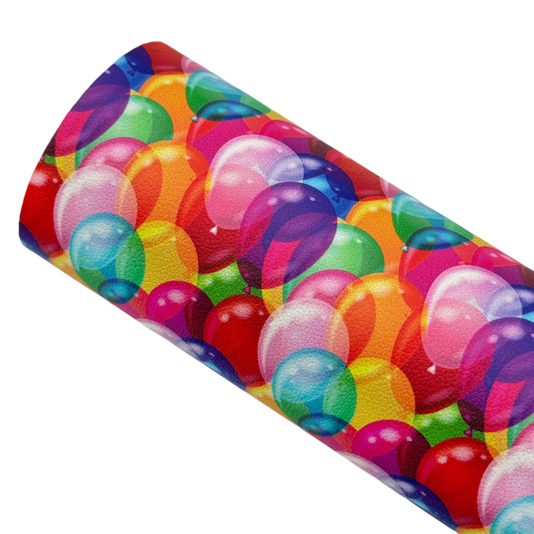 BALLOON BLISS - Custom Printed Smooth Faux Leather