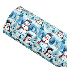 Load image into Gallery viewer, FROSTY THE SNOWMAN - Custom Printed Faux Leather
