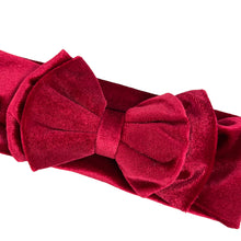 Load image into Gallery viewer, PRE-TIED BOW HEADWRAPS - Velvet
