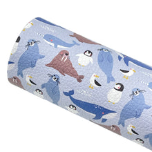 Load image into Gallery viewer, SEA FRIENDS - Custom Printed Faux Leather
