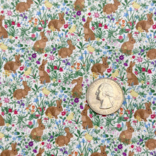 Load image into Gallery viewer, BUNNY FIELDS - Custom Printed Smooth Faux Leather
