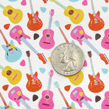 Load image into Gallery viewer, GUITARS - Custom Printed Faux Leather
