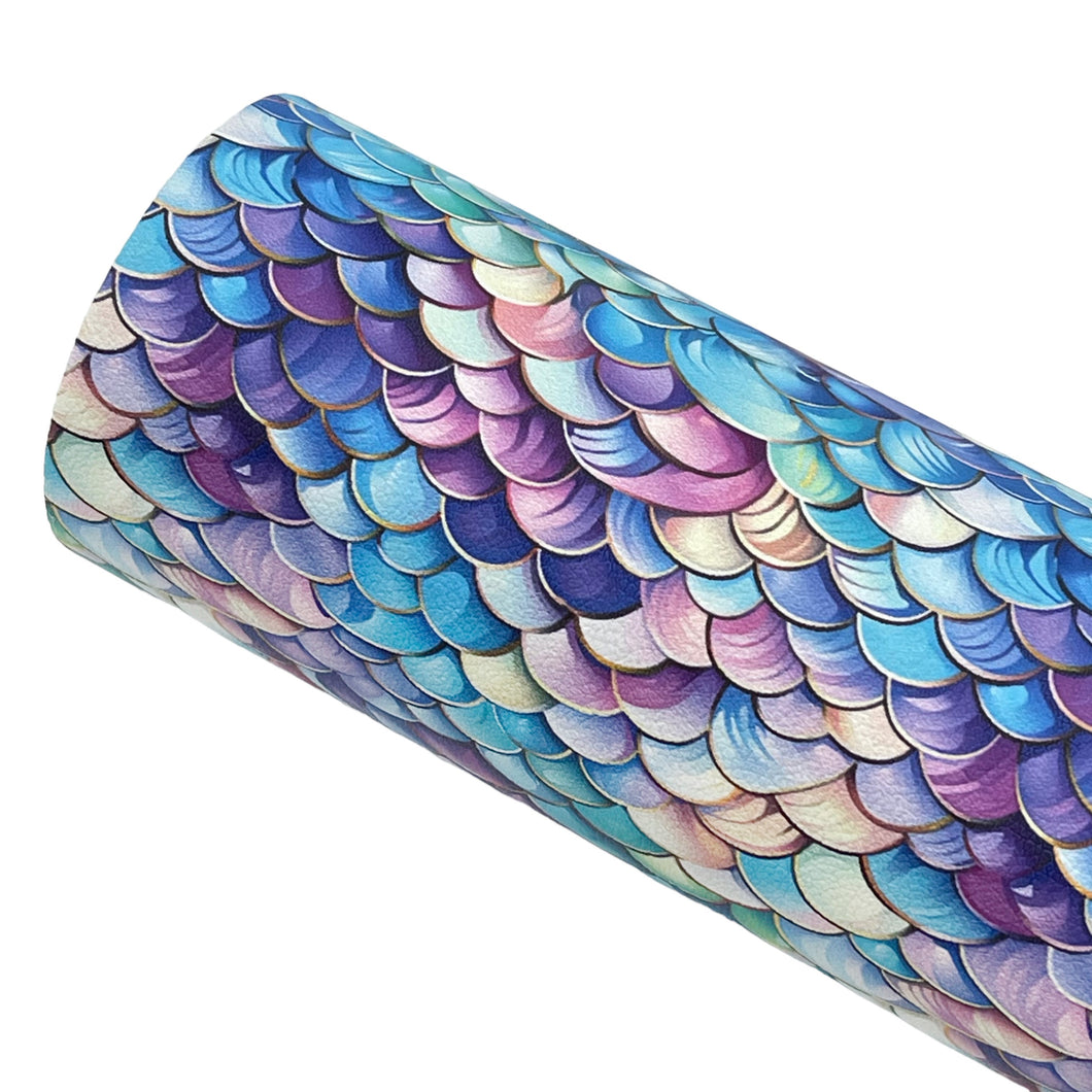 MAGICAL MERMAID - Custom Printed Smooth Faux Leather