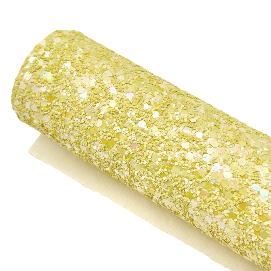 LIGHT YELLOW SPARKLE - Chunky Glitter