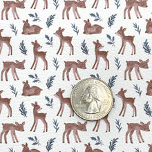 Load image into Gallery viewer, WINTER FAWN - Custom Printed Faux Leather
