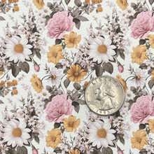 Load image into Gallery viewer, TESSA FLORAL - Custom Printed Faux Leather
