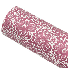 Load image into Gallery viewer, MULBERRY LOVELY LACE - Custom Printed Smooth Faux Leather
