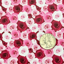 Load image into Gallery viewer, VALENTINE&#39;S ROSES - Custom Printed Smooth Faux Leather
