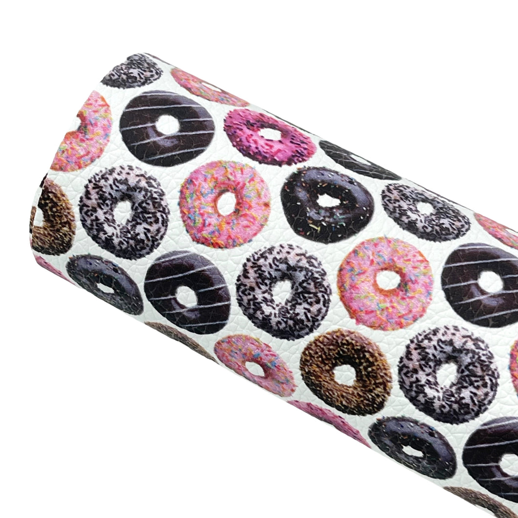 DONUTS - Custom Printed Faux Leather