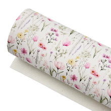 Load image into Gallery viewer, MAIA FLORAL - Custom Printed Smooth Faux Leather
