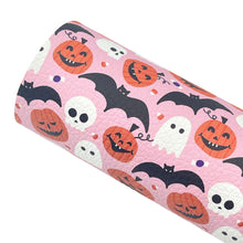 Load image into Gallery viewer, HAPPY HALLOWEEN - Custom Printed Faux Leather
