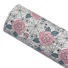 Load image into Gallery viewer, WEB OF ROSES - Custom Printed Faux Leather
