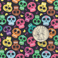 Load image into Gallery viewer, DAY OF THE DEAD - Custom Printed Smooth Faux Leather
