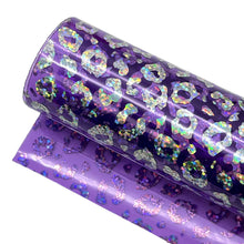 Load image into Gallery viewer, PURPLE HOLO LEOPARD - Transparent Jelly
