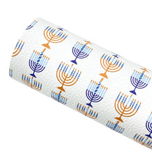 Load image into Gallery viewer, MENORAHS - Custom Printed Faux Leather
