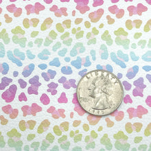 Load image into Gallery viewer, COLORFUL CHEETAH SPOTS - Custom Printed Faux Leather
