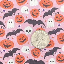 Load image into Gallery viewer, HAPPY HALLOWEEN - Custom Printed Faux Leather
