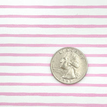 Load image into Gallery viewer, PINK STELLAR STRIPES - Custom Printed Smooth Faux Leather
