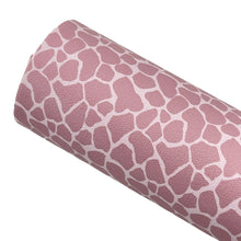 Load image into Gallery viewer, NEUTRAL GIRAFFE - Custom Printed Smooth Faux Leather
