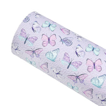 Load image into Gallery viewer, BEAUTIFUL BUTTERFLIES - Custom Printed Faux Leather
