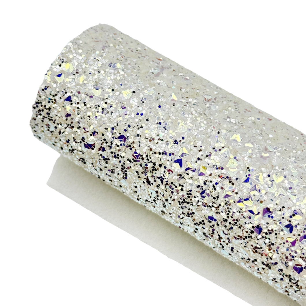 WHITE CRYSTALLINE - Chunky Glitter