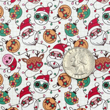 Load image into Gallery viewer, GROOVY SANTA - Custom Printed Smooth Faux Leather
