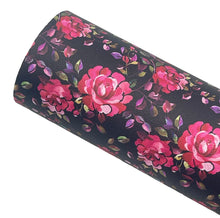 Load image into Gallery viewer, BLAIRE FLORAL - Custom Printed Smooth Faux Leather
