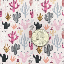 Load image into Gallery viewer, PRICKLY CACTUS - Custom Printed Smooth Faux Leather
