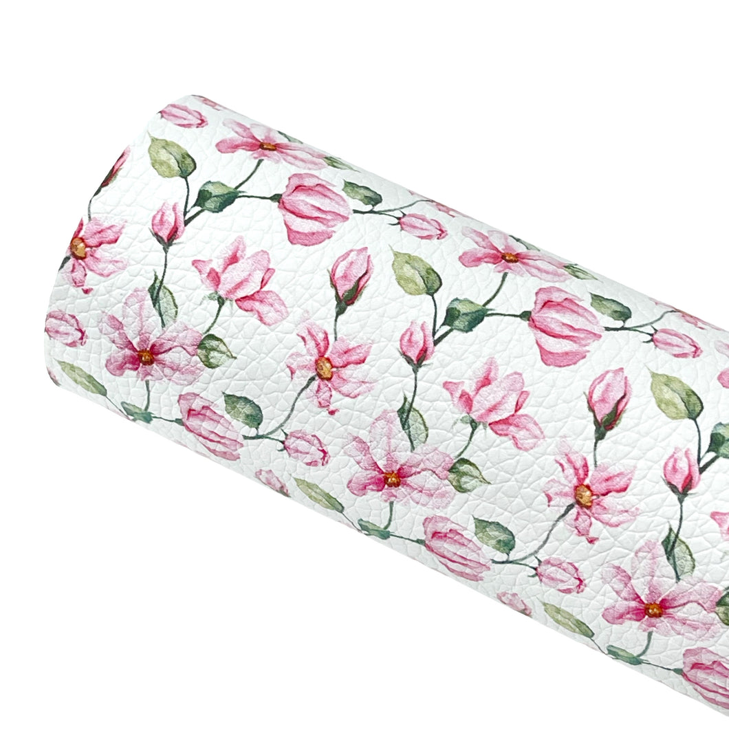 MILLIE FLORAL - Custom Printed Faux Leather
