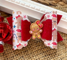 Load image into Gallery viewer, MR &amp; MRS GINGERBREAD - Custom Printed Faux Leather
