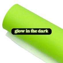Load image into Gallery viewer, GREEN GLOW - Glow In The Dark Faux Leather
