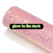 Load image into Gallery viewer, LIGHT PINK - Glow in the Dark Chunky Glitter
