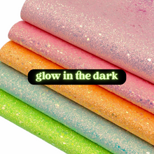 Load image into Gallery viewer, ORANGE - Glow in the Dark Chunky Glitter
