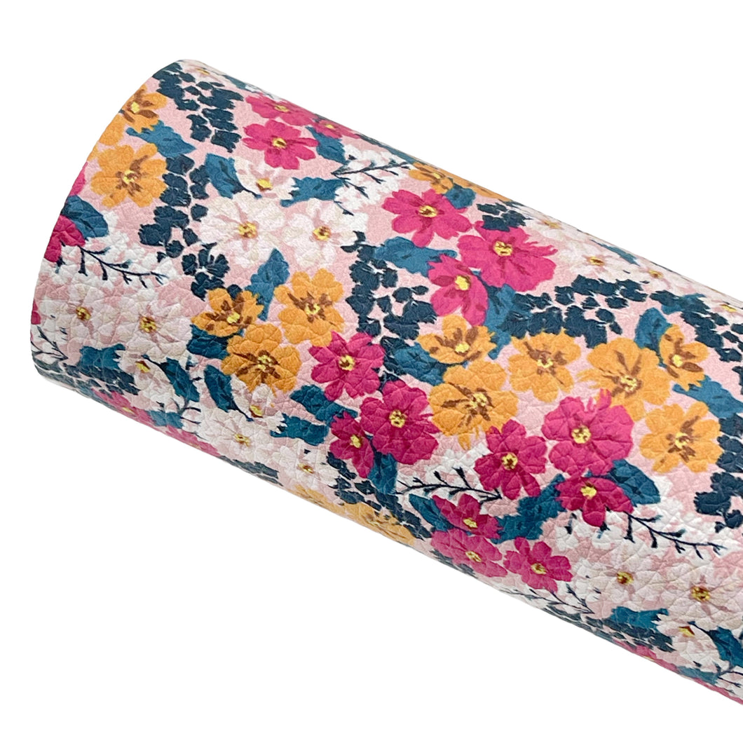 MAISY FLORAL - Custom Printed Faux Leather