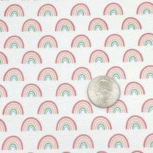 Load image into Gallery viewer, RAINBOWS - Custom Printed Faux Leather
