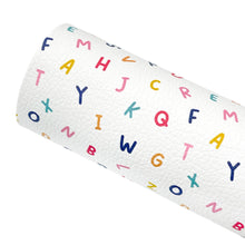 Load image into Gallery viewer, ALPHABET - Custom Printed Faux Leather
